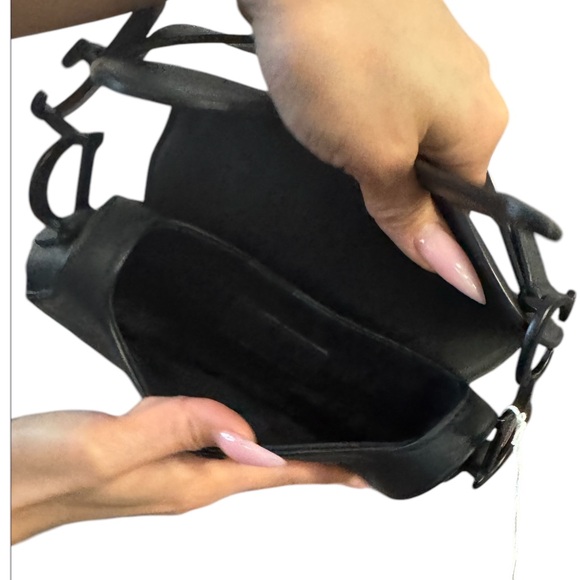 Authentic Christian Dior Mini Matte Saddle Bag - Picture 9 of 12